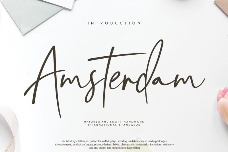 Amsterdam Script 字体