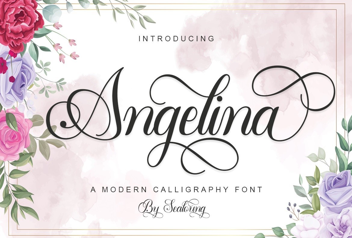 Angelina 字体