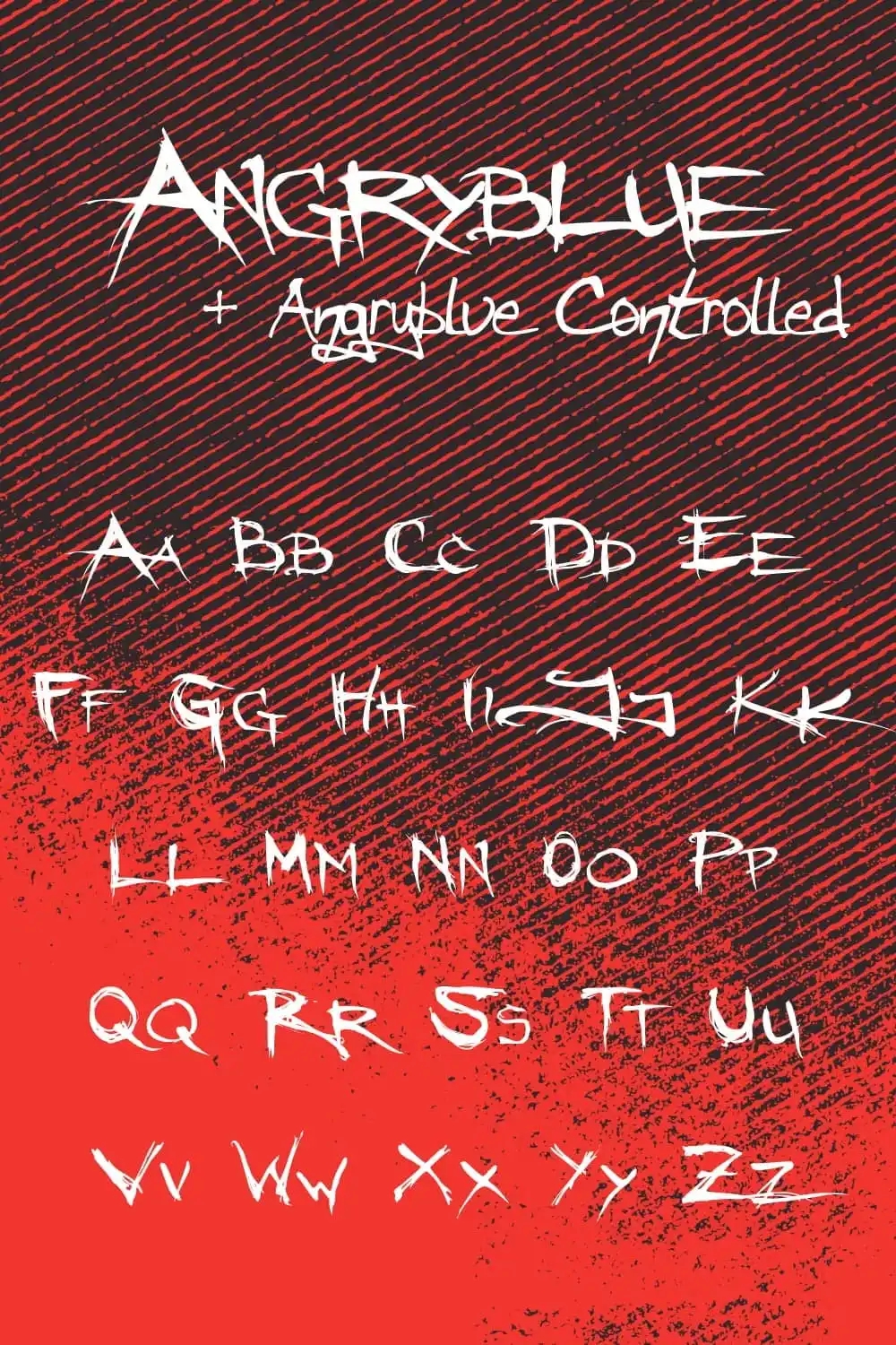 Angry Display 字体