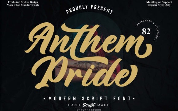 Anthem Pride Script 字体