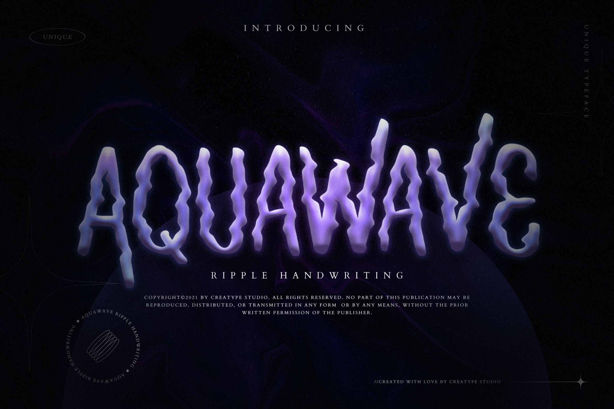 Aquawave Ripple Handwriting