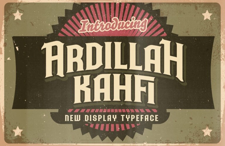 Ardillah Kafi Blackletter 字体
