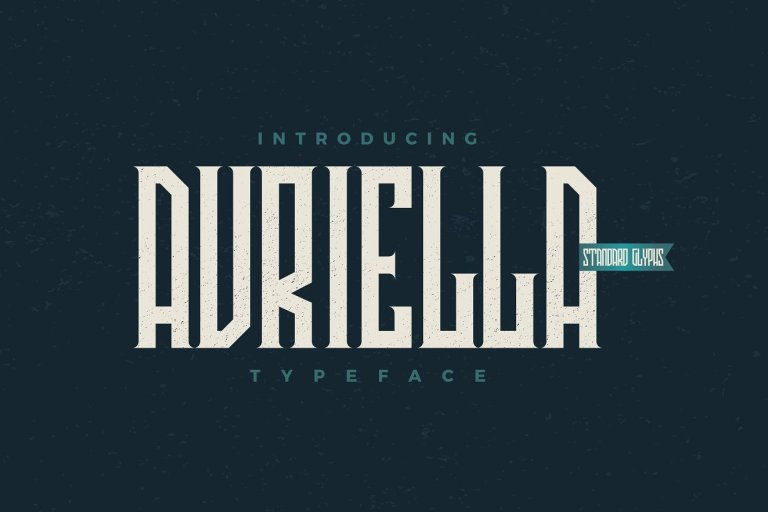Avriella – Modern Display Serif Typeface