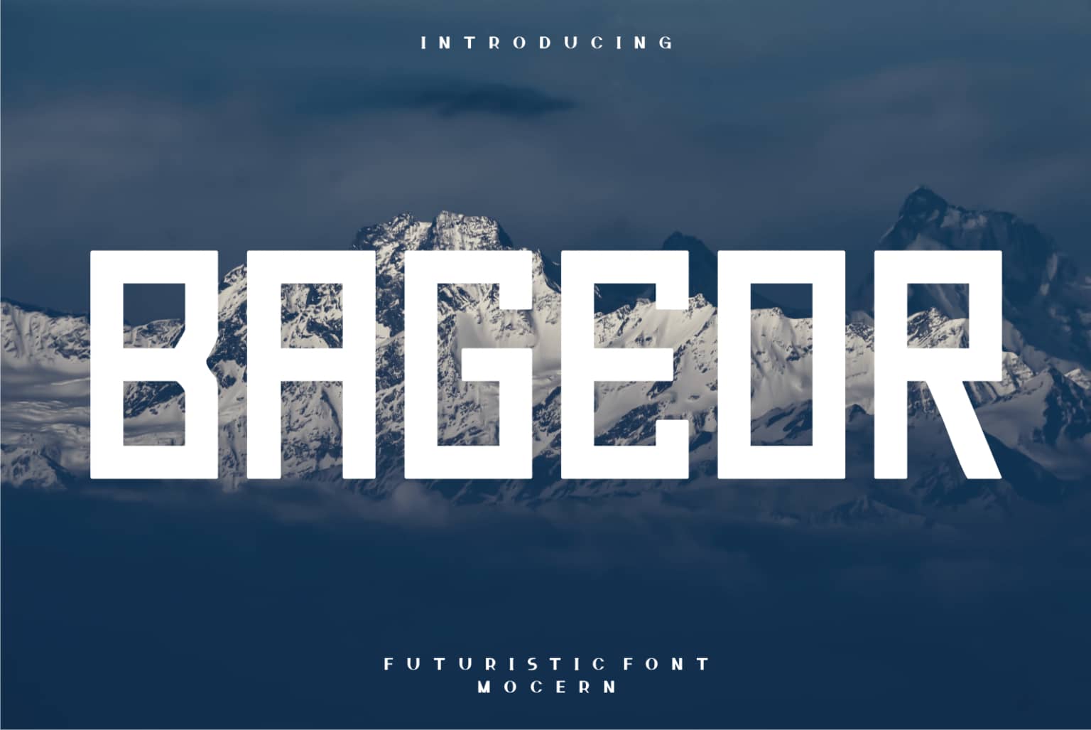 Bageor Display 字体