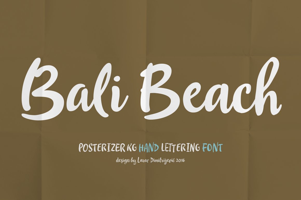 Bali Beach 字体