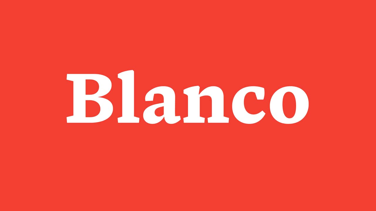 Blanco 字体