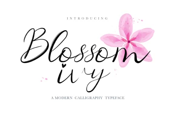 Blossom Ivy 字体