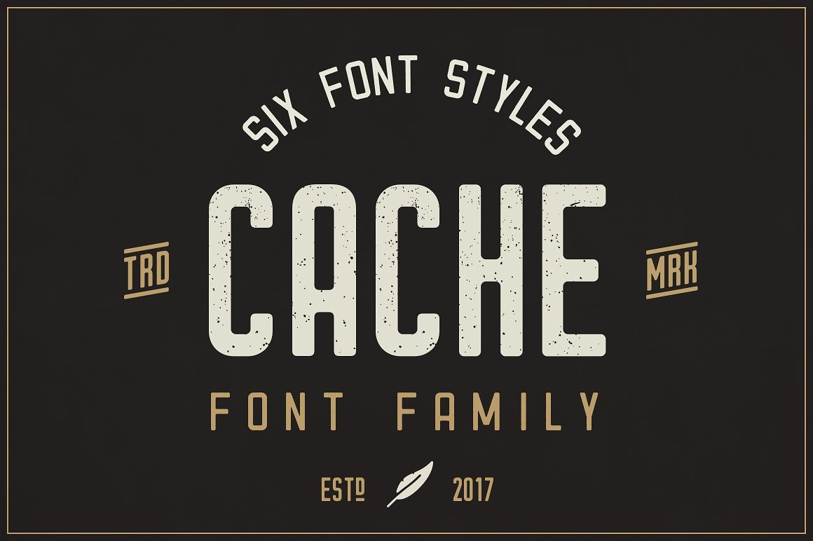 Cache – Vintage 字体 Family