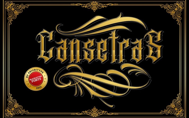 Cansetras – Blackletter 字体