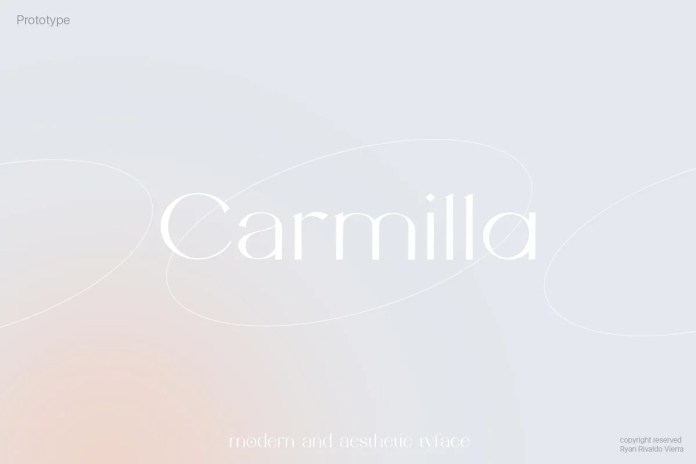 Carmilla Sans Serif 字体