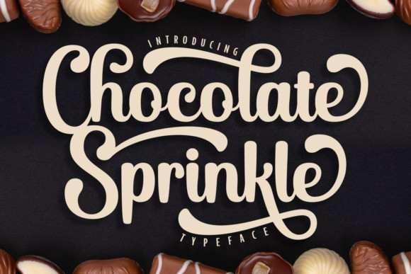 Chocolate Sprinkle – Bold Script 字体