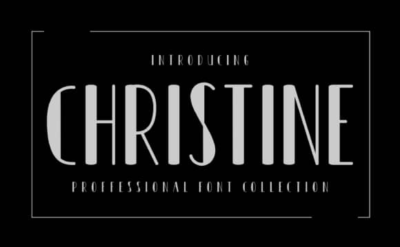 Christine – Neat Display 字体
