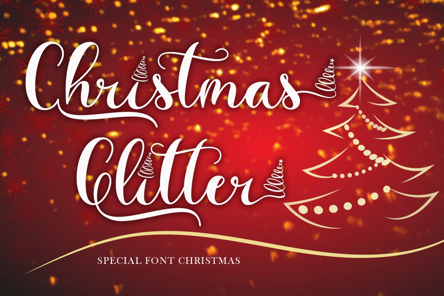 Christmas Glitter Script 字体
