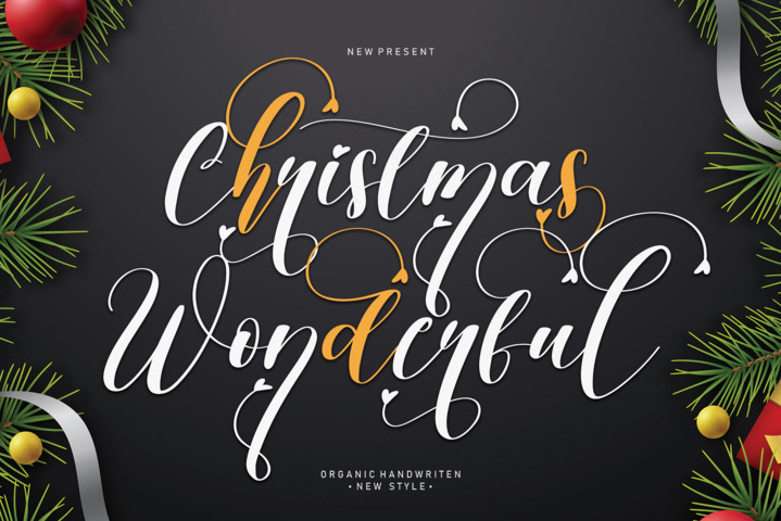 Christmas Wonderful Script 字体