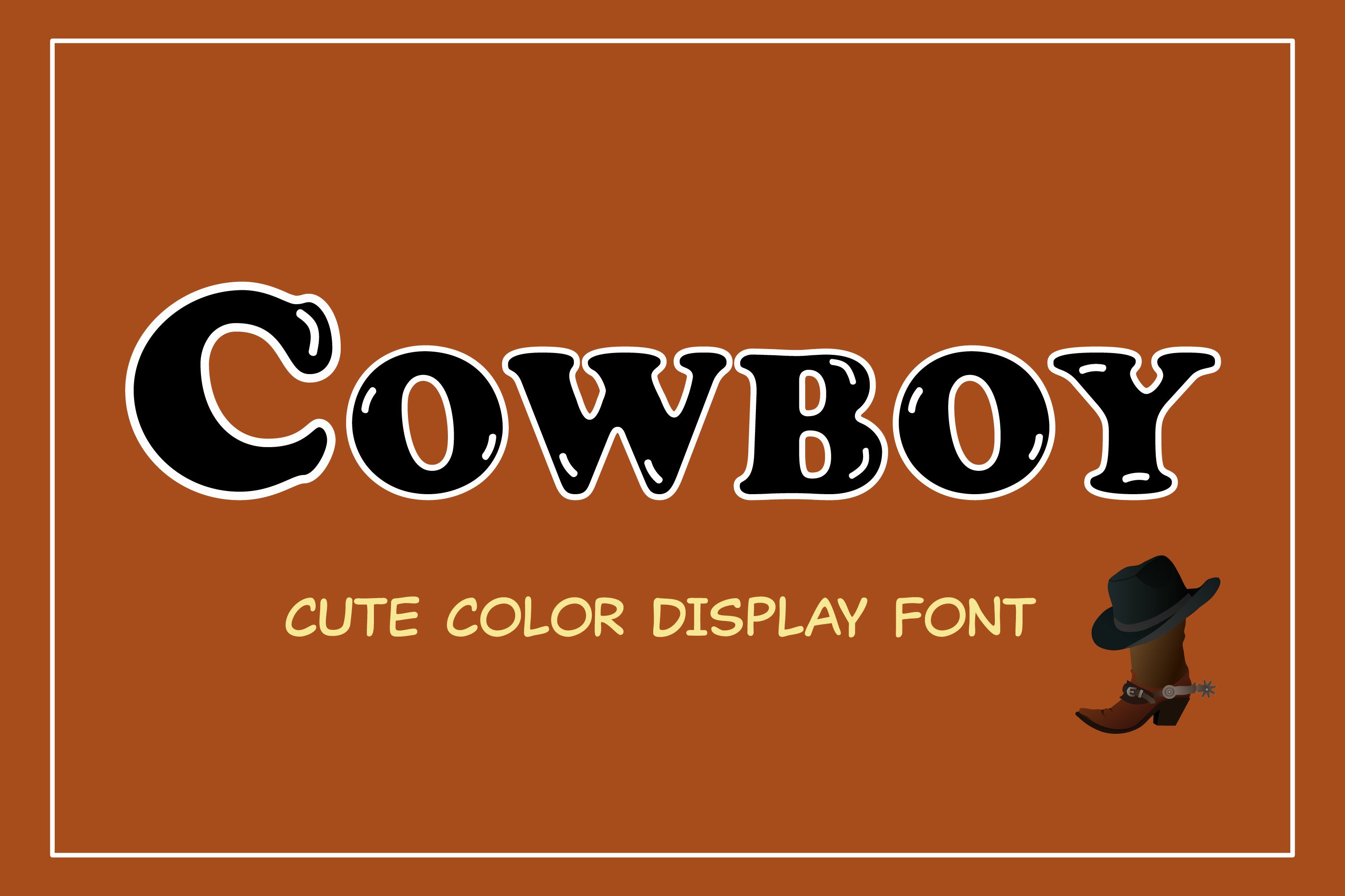 Cowboy Display 字体