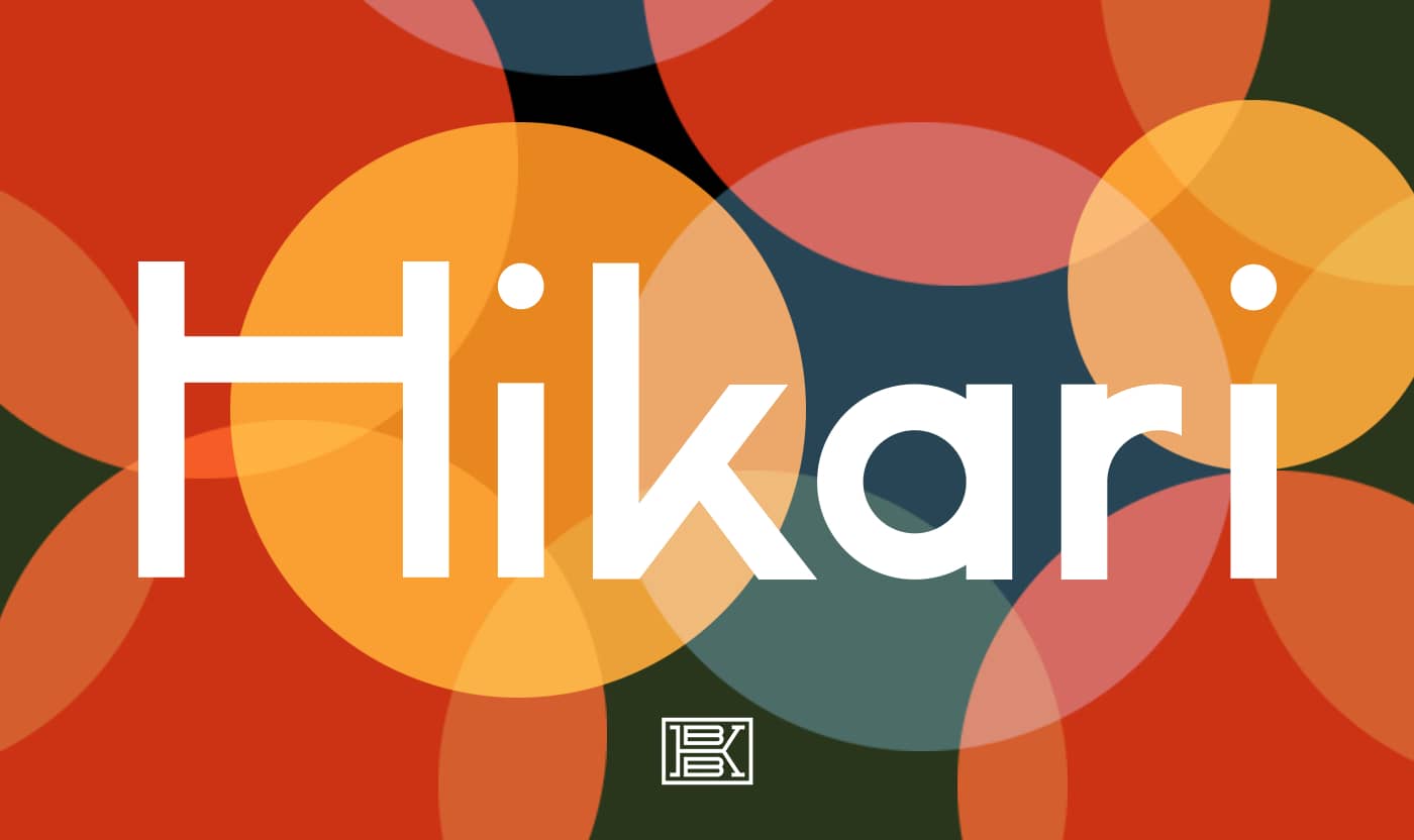 CreativeMarket – Hikari – A Geometric Display 字体 3715949