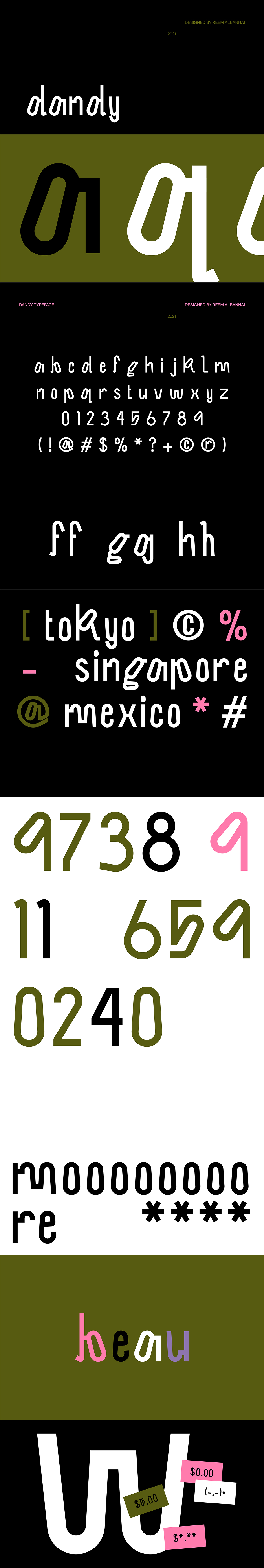 Dandy – Quirky Display 字体