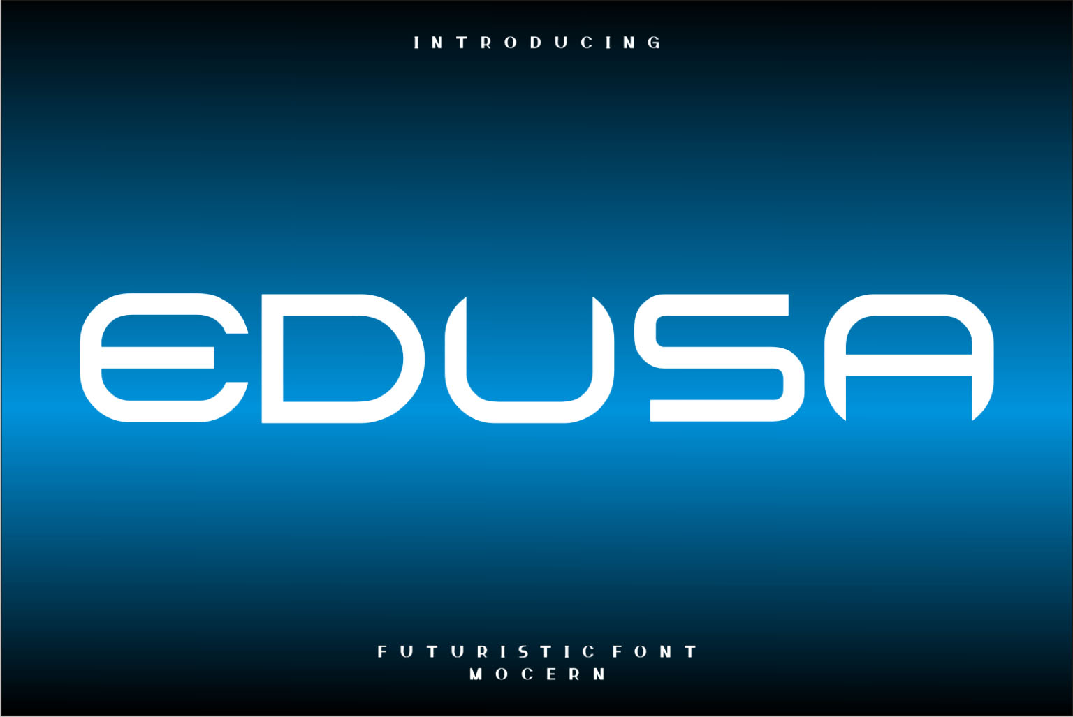 Edusa Display 字体