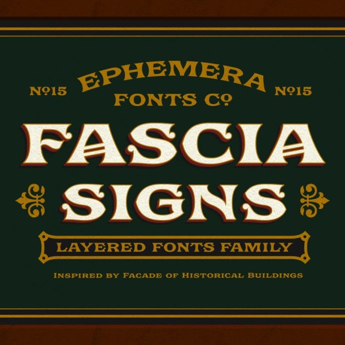 Ephemera Fascia Display 字体