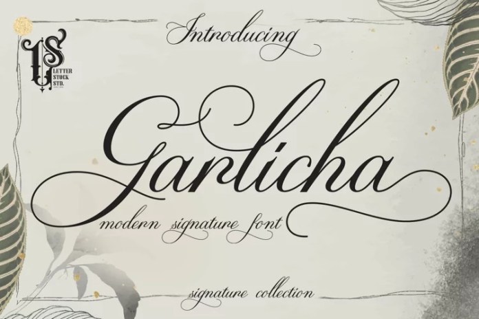 Garlicha Calligraphy 字体