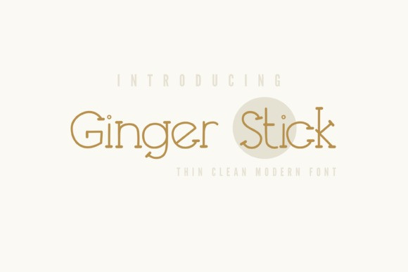 Ginger Stick 字体