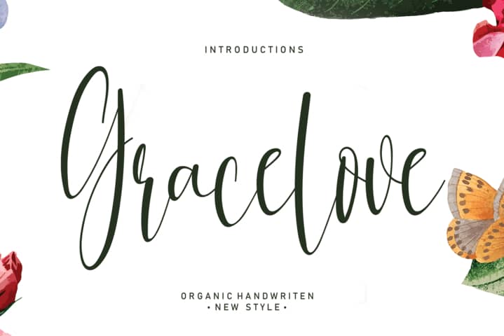 Gracelove Script 字体