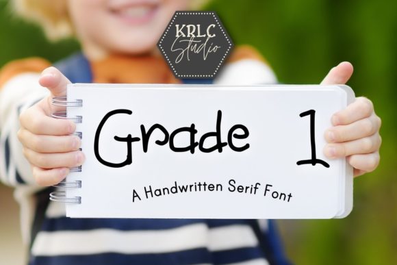 Grade 1 – Handwritten Serif 字体