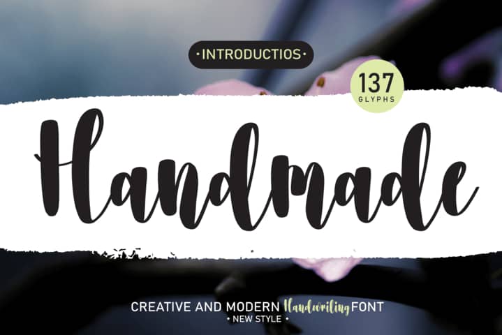 Handmade Handwritten Typeface