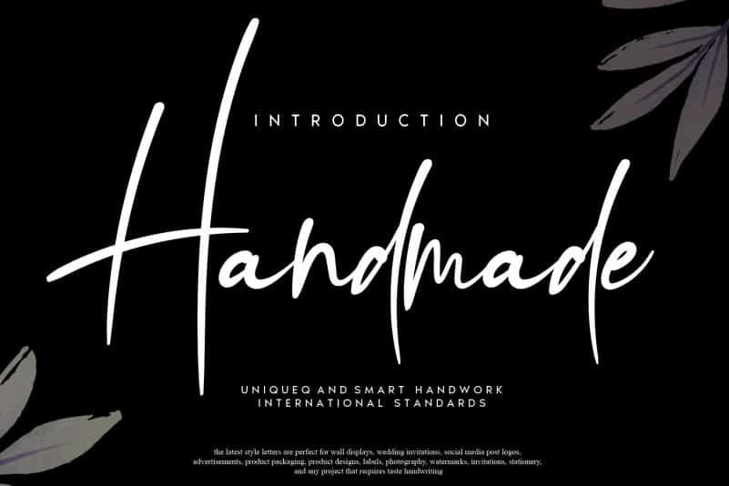 Handmade Script Typeface