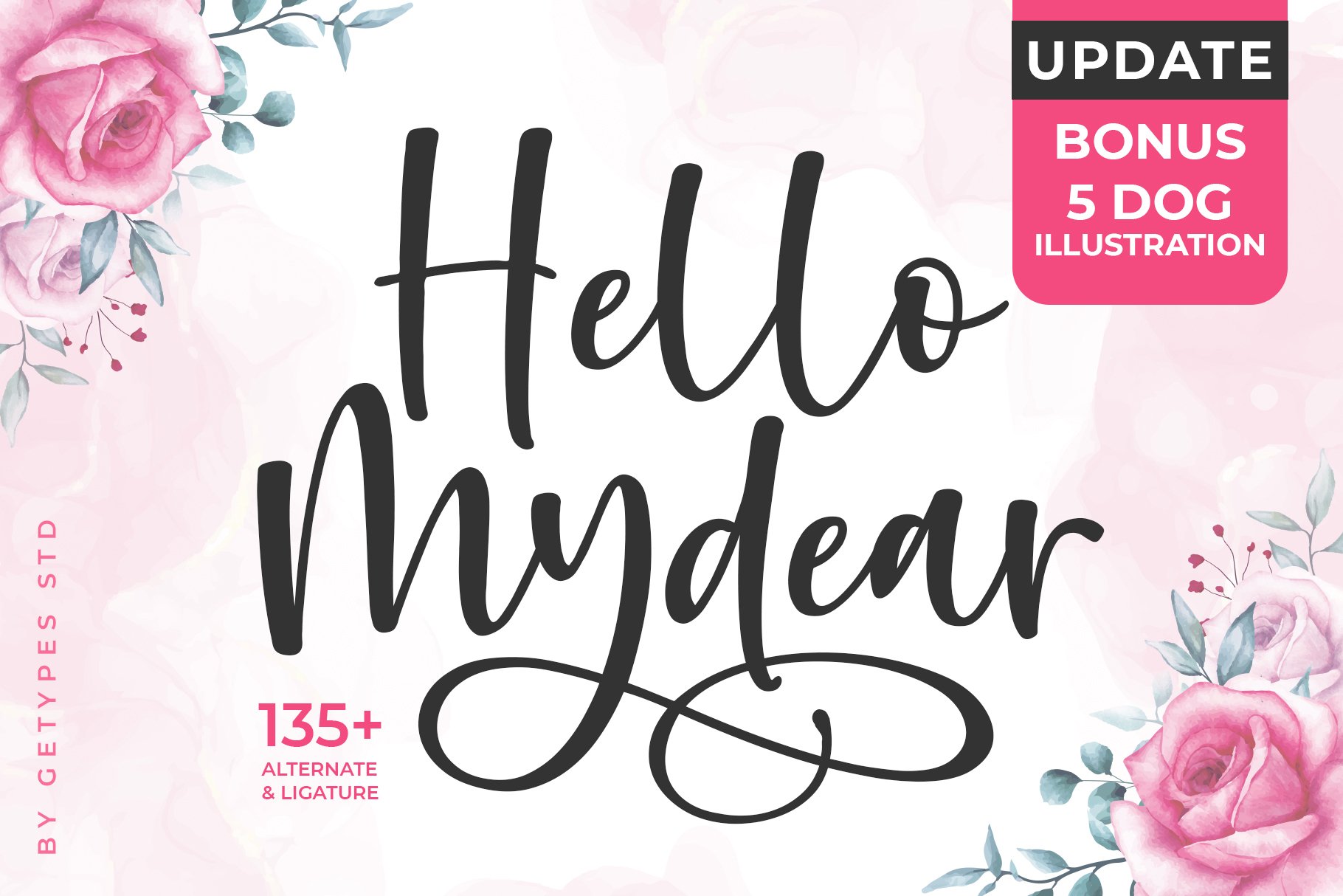 Hello Mydear – Script Romantic 字体