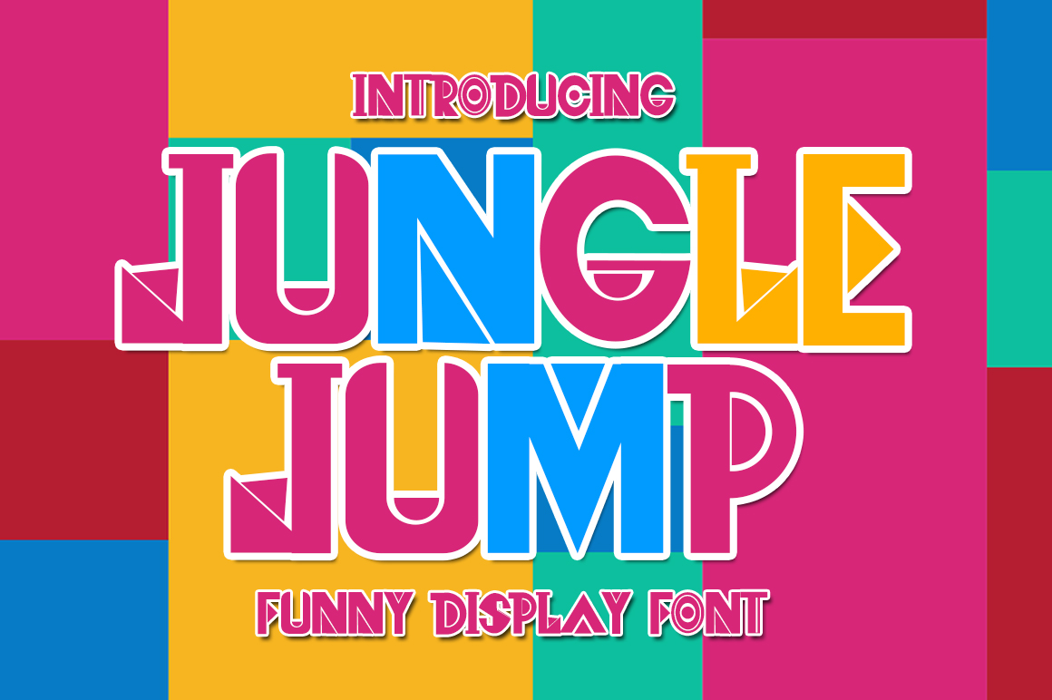 Jungle Jump Display 字体
