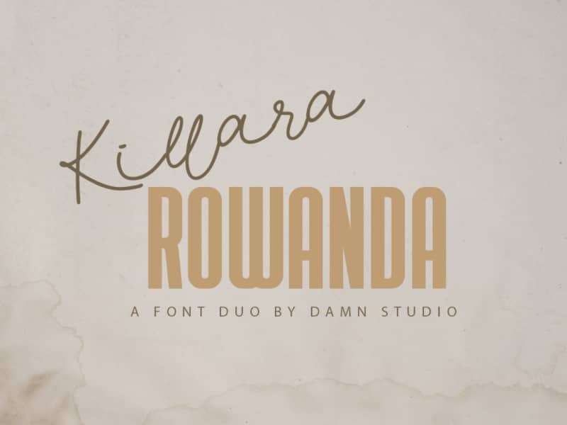 Killara Rowanda 字体