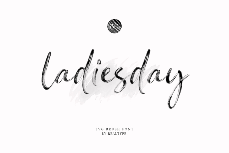 Ladiesday SVG   Brush 字体 3226066