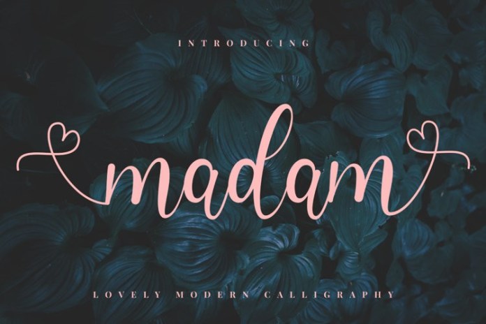 Madam 字体