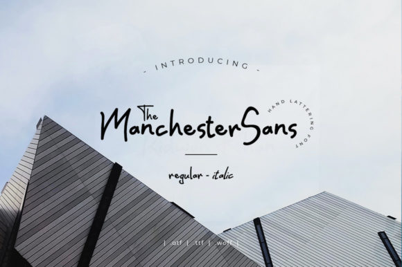 Manchester Sans 字体