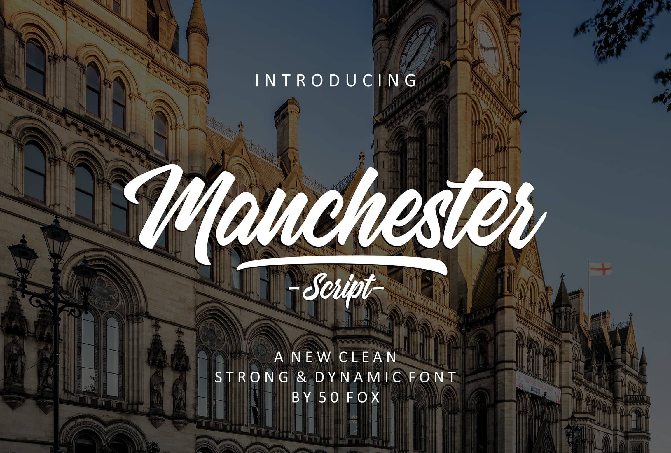 Manchester Script 字体