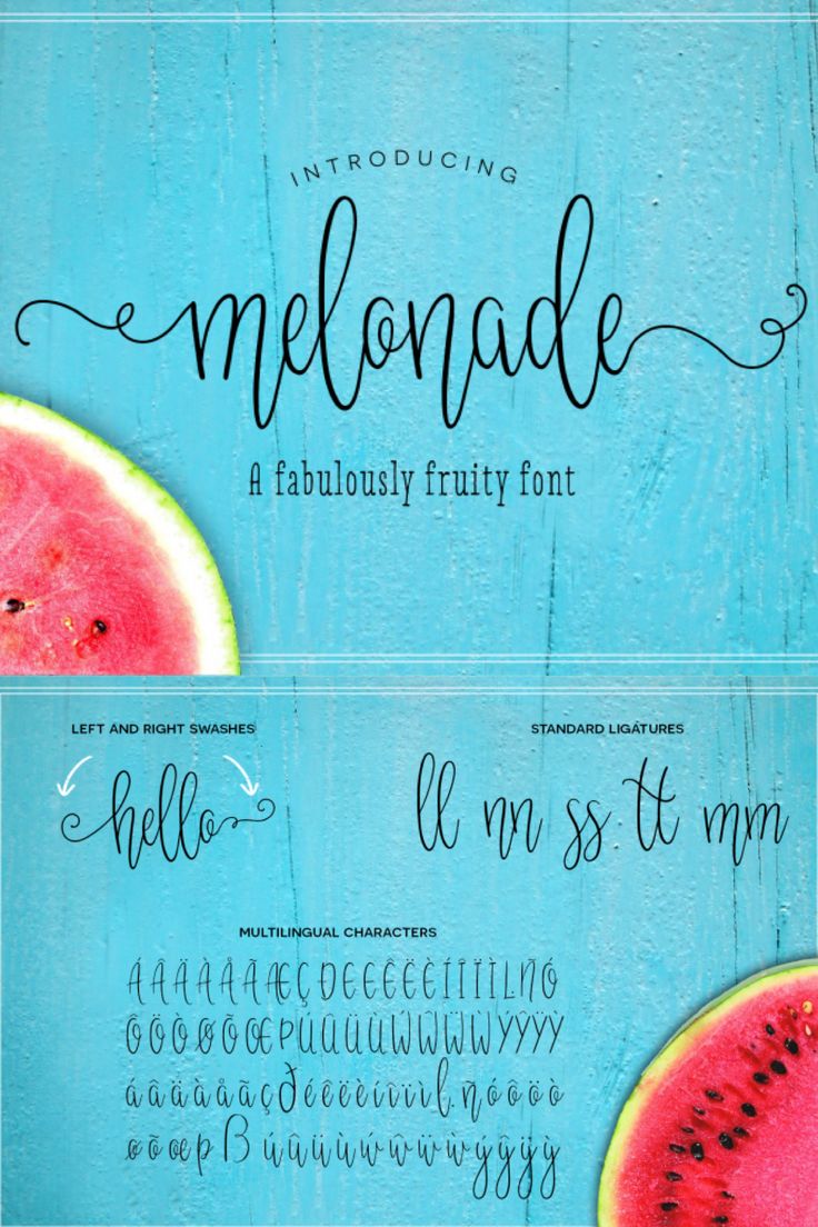 Melonade Script 字体