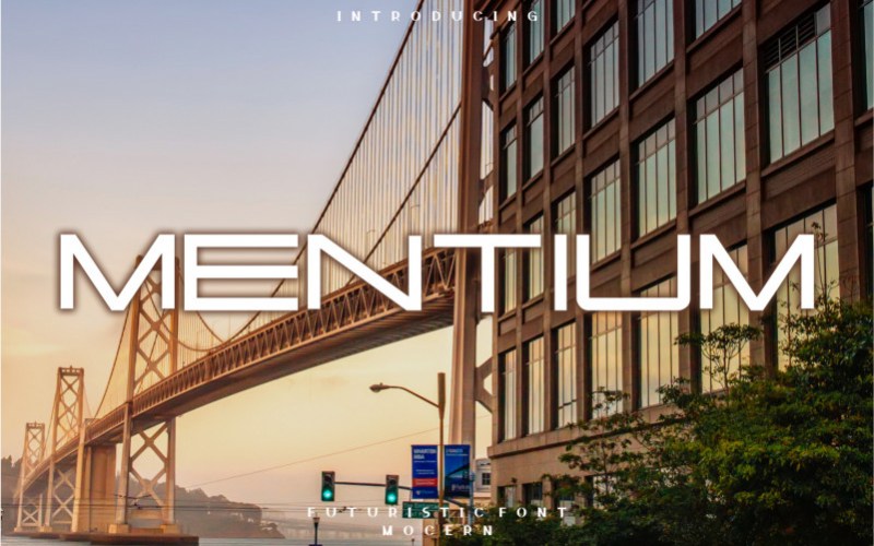 Mentium Display 字体