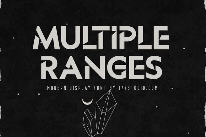 Multiple Ranges 字体