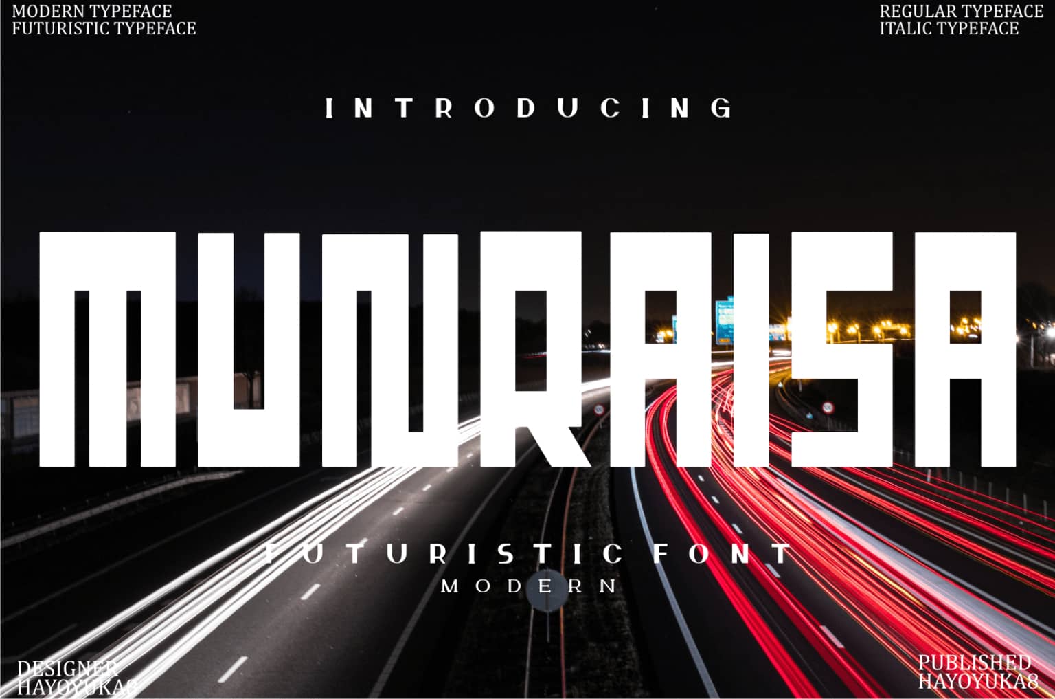 Munraisa Display 字体