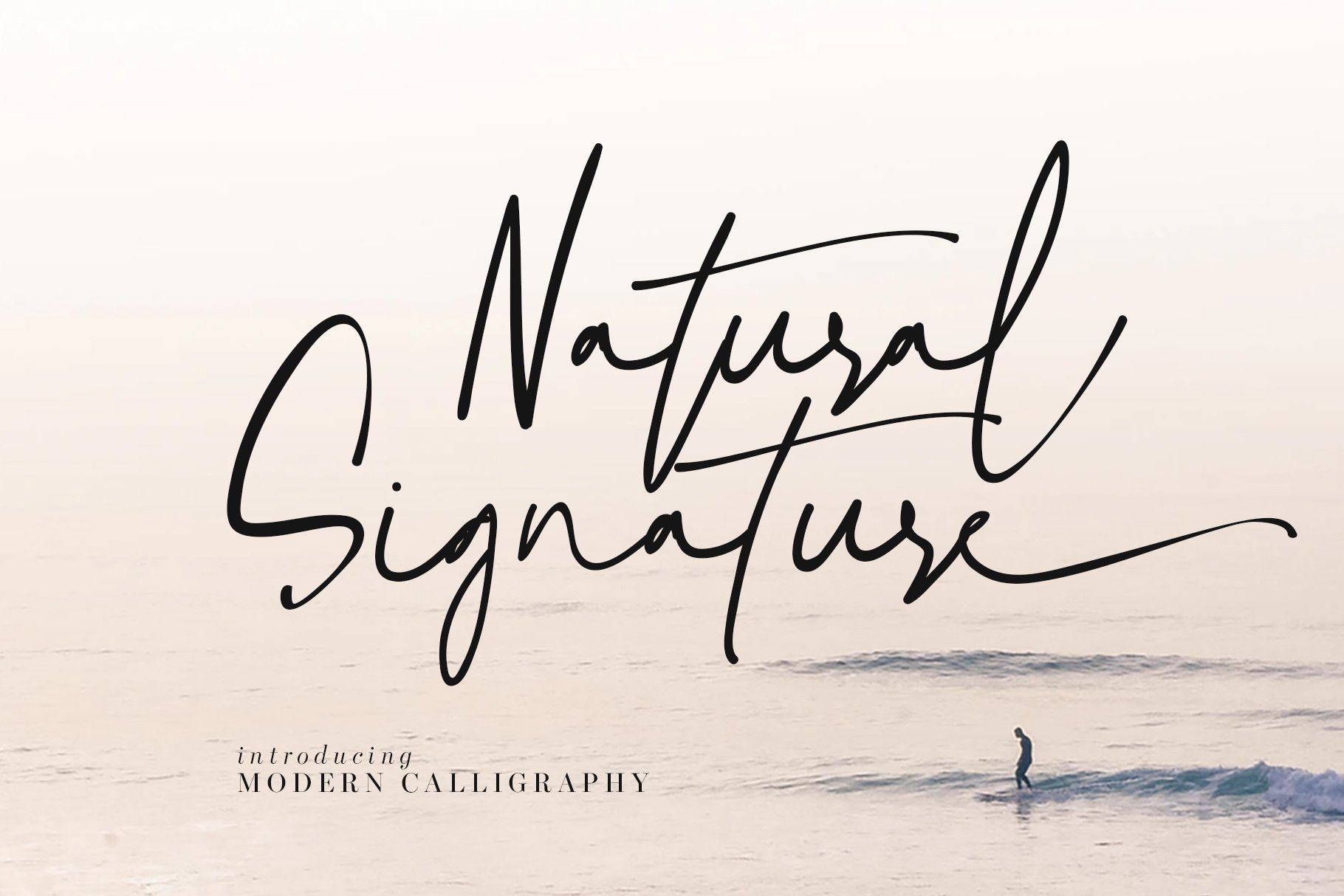 Natural Signature 字体