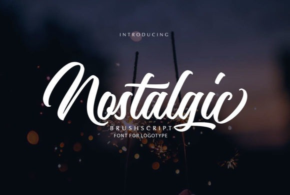 Nostalgia Script – Romantic Calligraphy Typeface