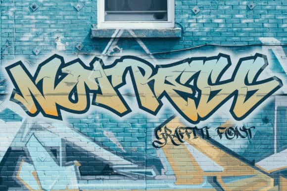 Notress – Graffiti Display 字体