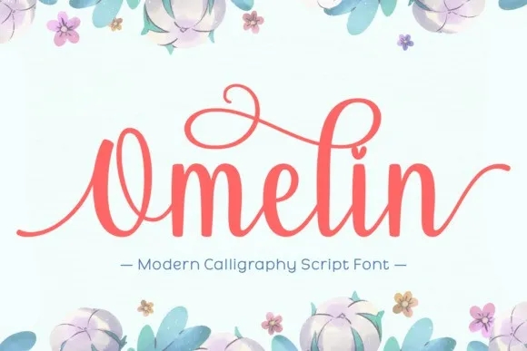 Omelin Script – Modern Calligraphy 字体