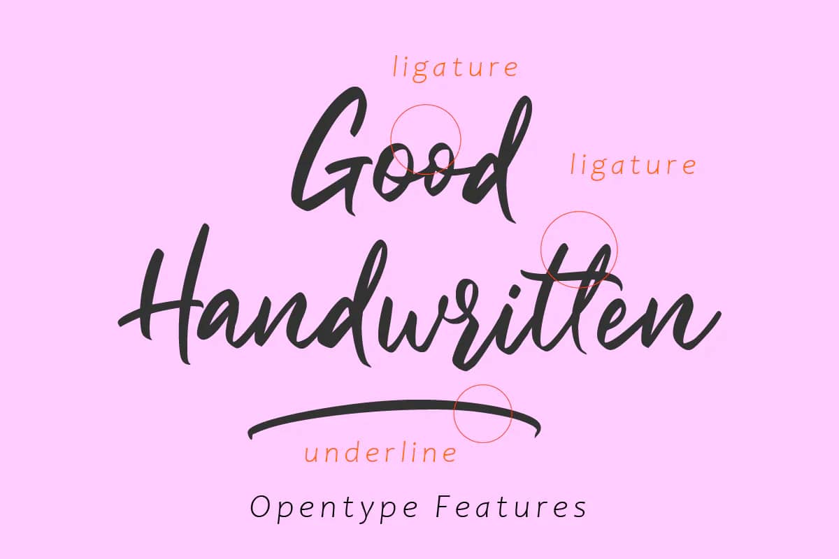 Open Heart – Modern Script 字体