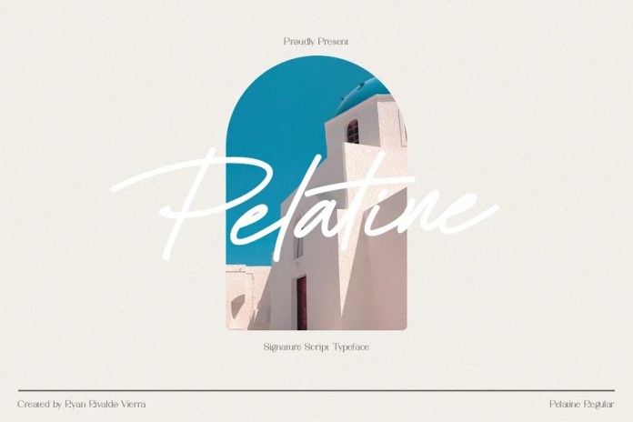 Pelatine – Signature Script Typeface