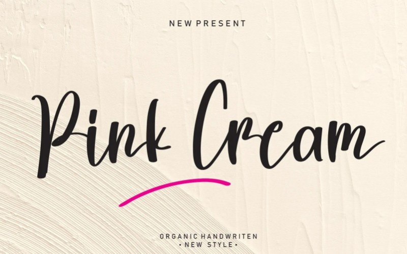 Pink Cream Script 字体