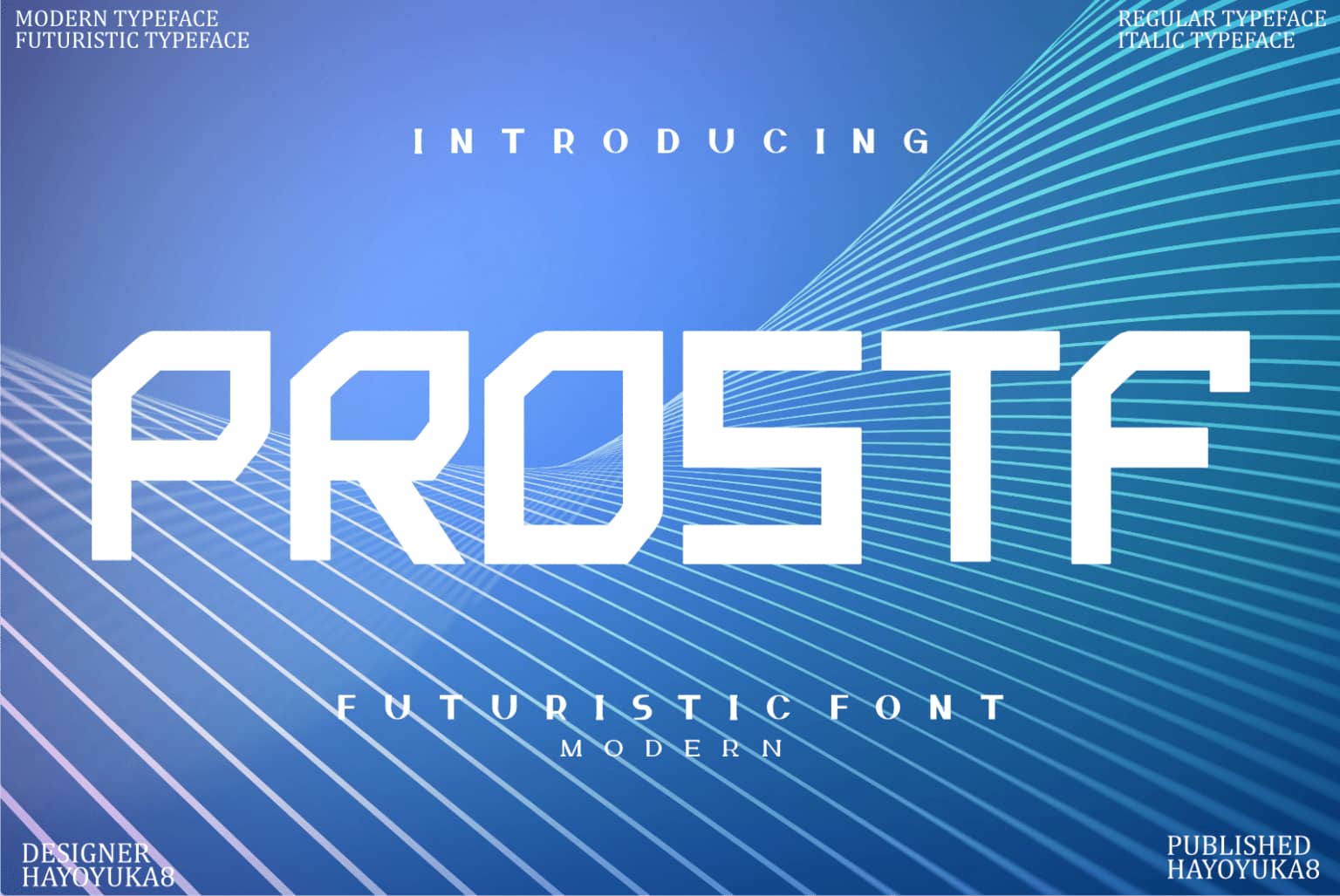 Prostf Display 字体