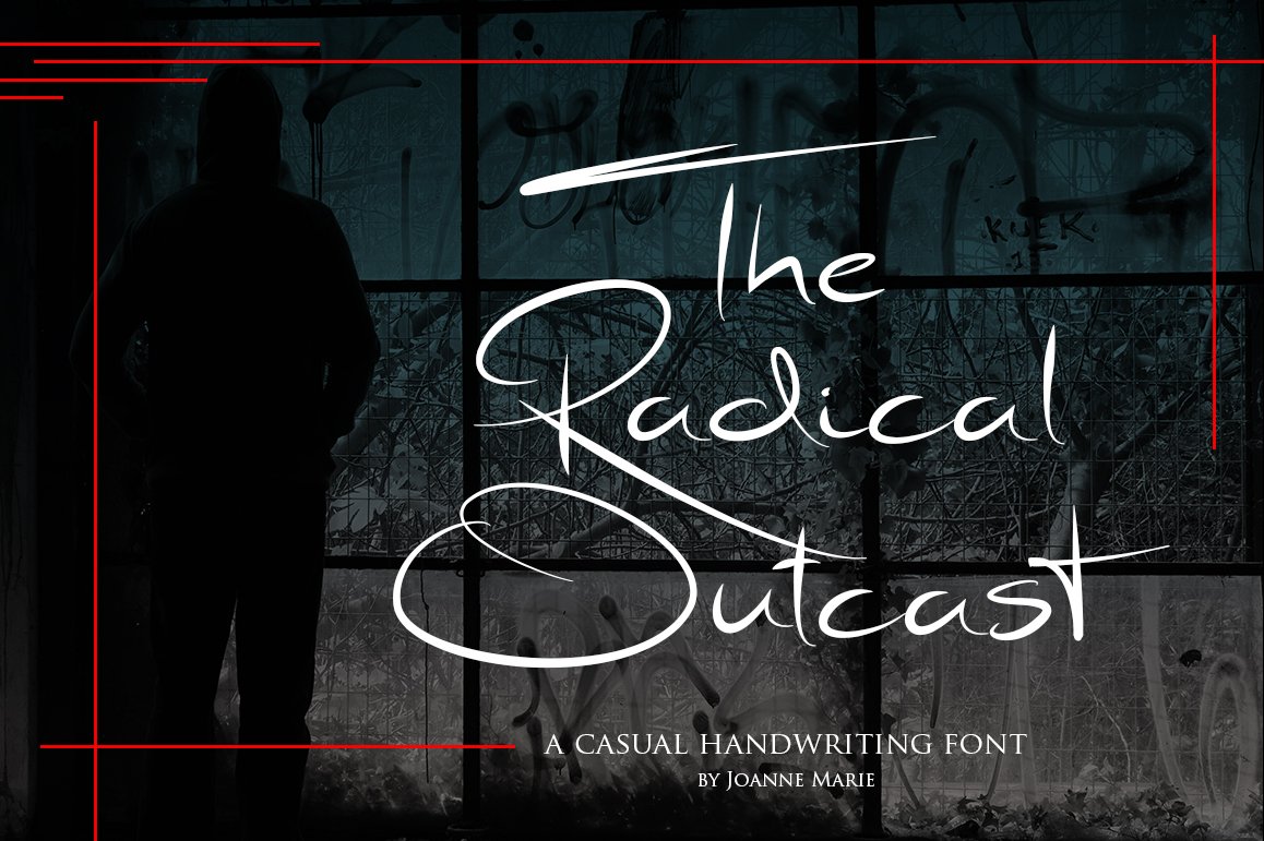Radical Outcast – Signature 字体