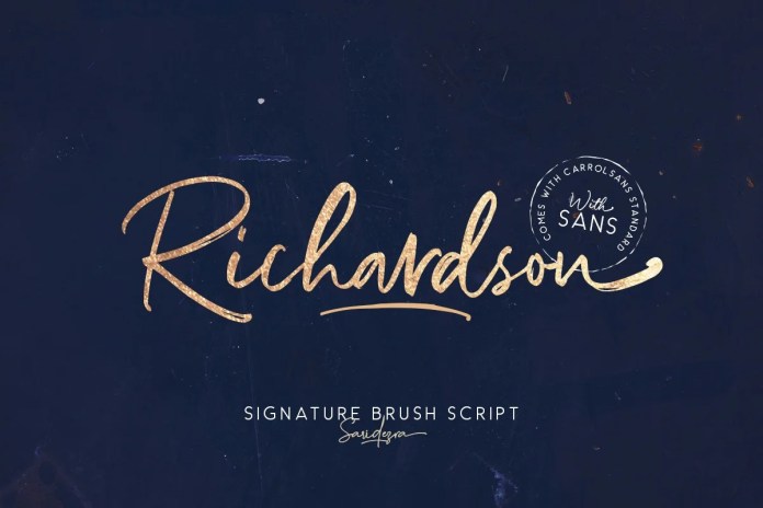 Richardson Script 字体